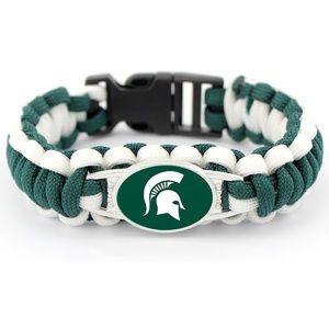 Michigan St. Paracord Bracelet